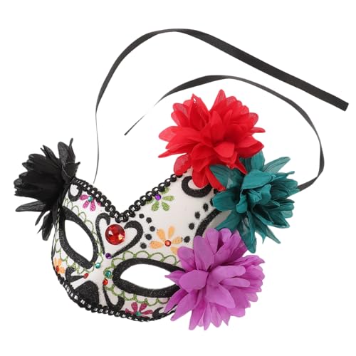 TOVINANNA Maskenballmaske Dekorative Masken Partydekorationen Kostümmasken Tag Der Toten Halbe Männer Halloween Helle Anthrazit Gesichtsmaske Für Erwachsene Totenkopfmaske Maskenkostümmaske TOVINANNA Maskenballmaske Dekorative Masken Partydekorationen Kostümmasken Tag Der Toten Halbe Männer Halloween Helle Anthrazit Gesichtsmaske Für Erwachsene Totenkopfmaske Maskenkostümmaske von TOVINANNA