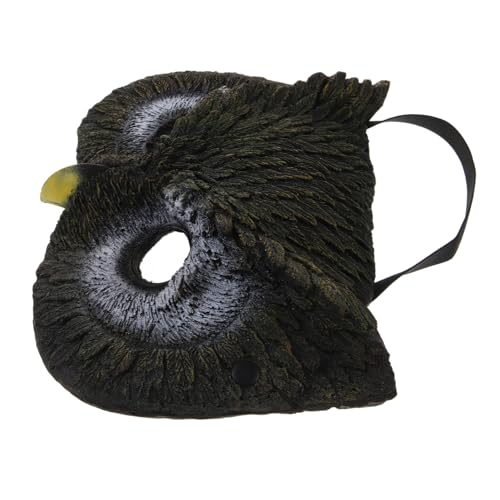 TOVINANNA Masquerade Ball Maske Eulenform aus PU Schaumstoff Leichte und Atmungsaktive Tiermaske für Halloween Cosplay und Kostümpartys Wiederverwendbar und Komfortabel für Damen TOVINANNA Masquerade Ball Maske Eulenform aus PU Schaumstoff Leichte und Atmungsaktive Tiermaske für Halloween Cosplay und Kostümpartys Wiederverwendbar und Komfortabel für Damen von TOVINANNA