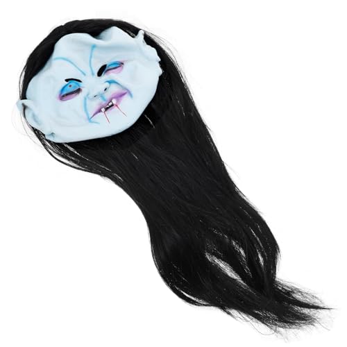 TOVINANNA Realistische Halloween Gruselige Maske Mit Langen Schwarzen Haaren Für Erwachsene Blutige Horror Maske Komfortabel Und Vielseitig Für Halloween Party Cosplay Und Thematische TOVINANNA Realistische Halloween Gruselige Maske Mit Langen Schwarzen Haaren Für Erwachsene Blutige Horror Maske Komfortabel Und Vielseitig Für Halloween Party Cosplay Und Thematische von TOVINANNA