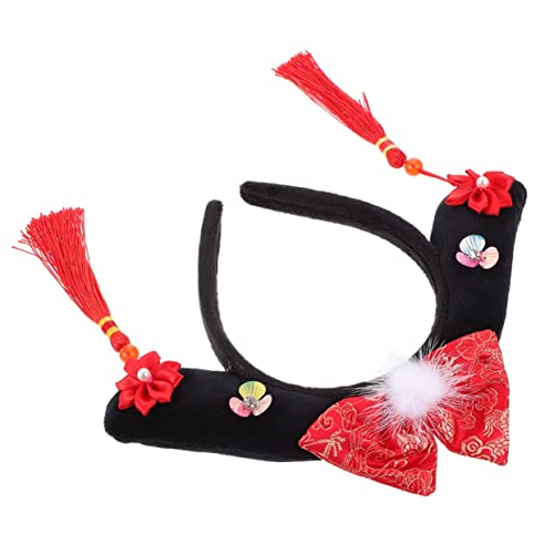 TOVINANNA Stirnband Hochzeitsblumen-Haarkamm Prinzessinnen-Haarband Kinder schöner Kopfschmuck Hochzeitsdekoration elegant hair-band Rollenspiel Haarreifen dekorative Stirnbänder Polyester von TOVINANNA