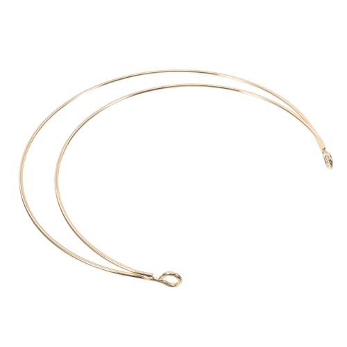 TOVINANNA Unser Damen Stirnband Braut Haarschmuck Halloween Kostüme Aura Ringe Für Frauen Engelskrone Stirnband Engels Cosplay Kostüm Kopfschmuck Goldenes Messingmaterial von TOVINANNA