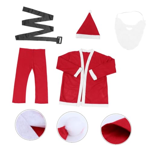 TOVINANNA Weihnachtsmann Kostüm Herren Cosplay aus Weichem Vliesstoff Warmes Santa Claus Outfit für Weihnachtsfeier Themenparty Halloween und Maskenball Geeignet TOVINANNA Weihnachtsmann Kostüm Herren Cosplay aus Weichem Vliesstoff Warmes Santa Claus Outfit für Weihnachtsfeier Themenparty Halloween und Maskenball Geeignet von TOVINANNA