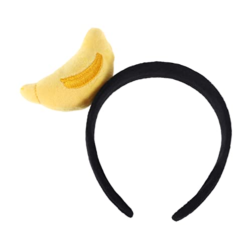 TOVINANNA üsch Haarreifen Obst Design Banana Haarschmuck Für Partys Cosplay Und Besondere Anlässe Weiches Und Bequemes Headband Für Damen Und ädchen von TOVINANNA