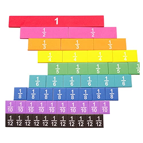 TOWARDSNAN Regenbogenfraktion Turmfliesen Für Kinder Gehirntraining Mathematik Manipulative Für Grundschule Studienstudium Homeschool Supplies von TOWARDSNAN