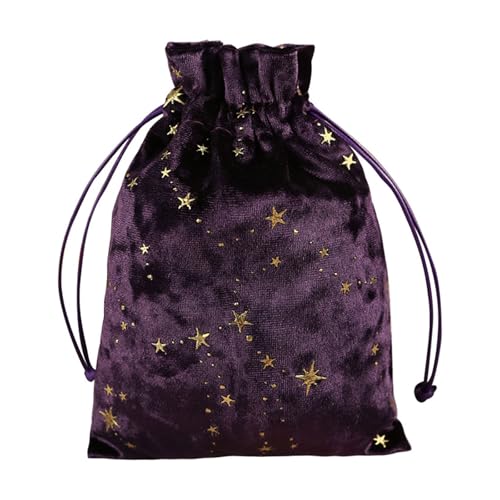 TOWARDSNAN Schmuckzuchtkarten Geschenke Beutel Kordelkordelbeutel Mit Göttlichkeit Tarot Tasche Flannelette Game Oracles Karten Gespeichert Tasche von TOWARDSNAN