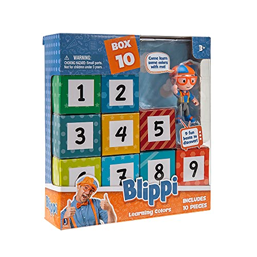 BLIPPI-Figur, Set mit 10 Überraschungen von TOY PARTNER