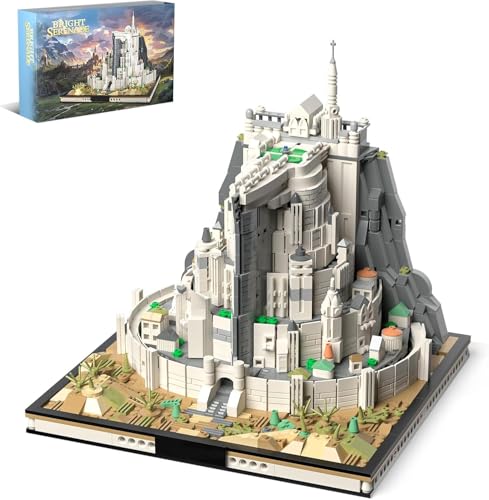 TOY PLAYER Architecture Klemmbausteine Ideas Mini Bausteinen, Film STEM Lord Magic Moc Rings deko Geschenk für Erwachsene Jungen ab 8-16+ Nicht Kompatibel Mit Lego 1680pcs von TOY PLAYER