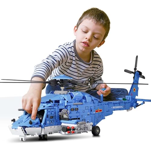 TOY PLAYER Militärhubschrauber-Bauset, großes modernes Kampfflugzeug, kompatibel mit Lego-Sets für Jungen von 8–14 Jahren und Erwachsene (1711 Teile) TOY PLAYER Militärhubschrauber-Bauset, großes modernes Kampfflugzeug, kompatibel mit Lego-Sets für Jungen von 8–14 Jahren und Erwachsene (1711 Teile) von TOY PLAYER