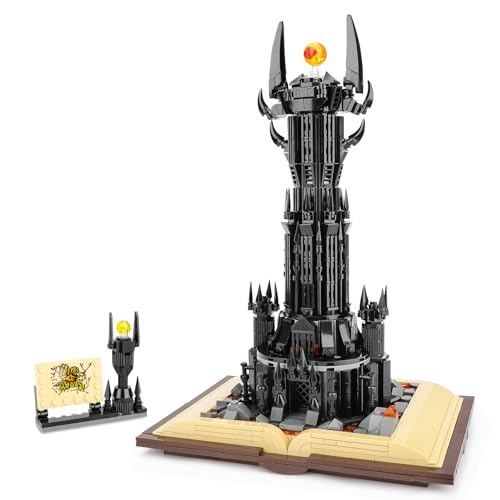 TOY PLAYER Moc Ideas Architecture Klemmbausteine,Kompatibel Mit Lego Lord Film STEM The Magic Rings Dark Tower Bausteinen deko Geschenk für Erwachsene und Jungen ab 6-16+(969 pcs) von TOY PLAYER