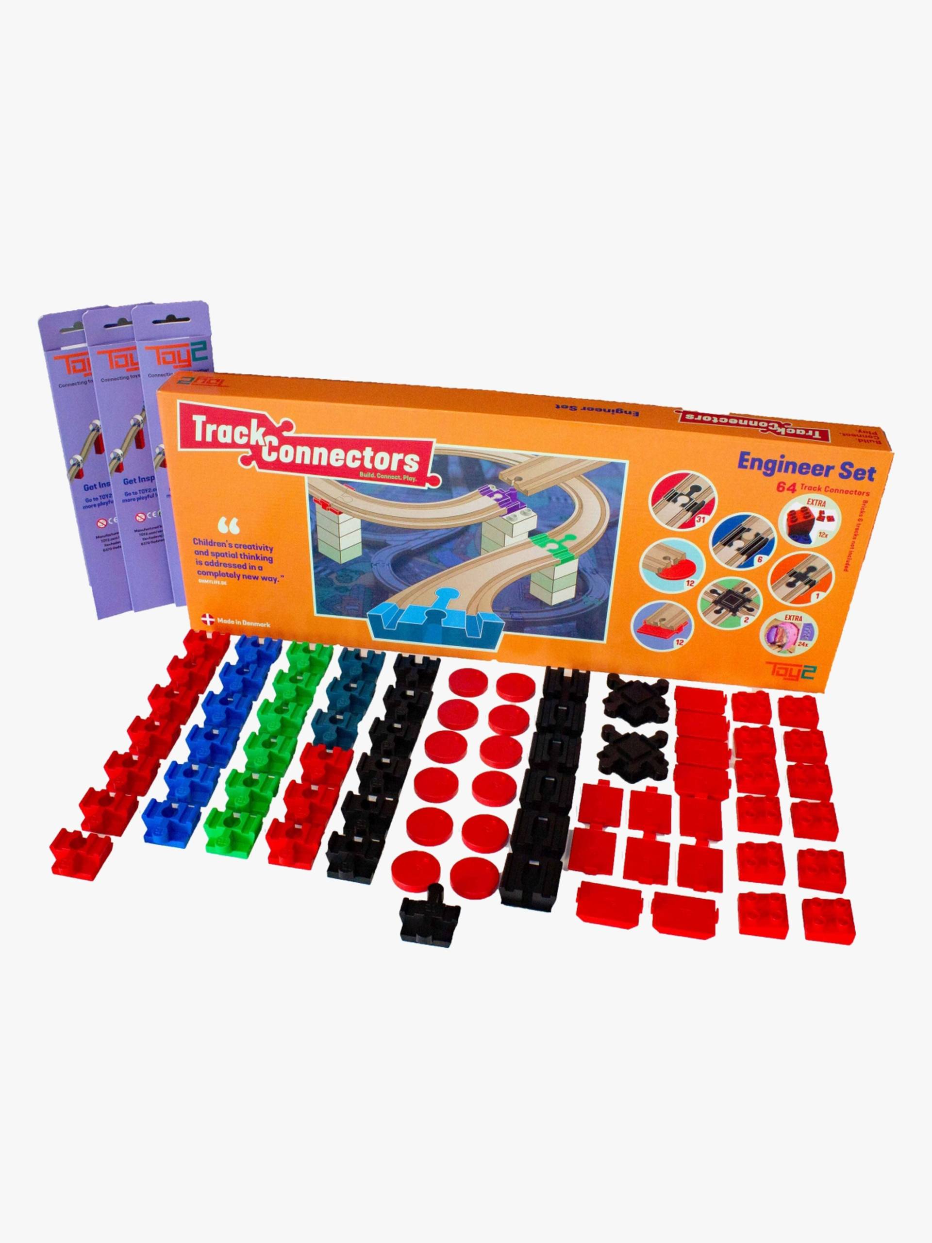 TOY2 Track Connectors Engineer Verbindungen 100 Teile TOY2 Track Connectors Engineer Verbindungen 100 Teile von TOY2 Track Connectors