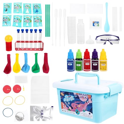 1 Experimentierkasten-ausrüstung Experimentierkasten Für Science-Kits Für Zu Hause Wissenschaftliches Experimentierset Für Plastik TOYANDONA von TOYANDONA