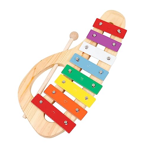 1 Satz Oktave Handpercussion Musikalisches Klopfspielzeug Schlaginstrument Orff Klopft Klavier Schlagzeug Für Die Frühe Bildung Von Kindern Colorful Hölzern TOYANDONA von TOYANDONA