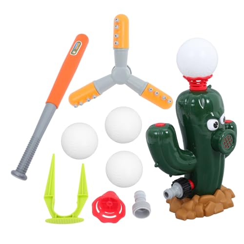 TOYANDONA Wassersprühsprinkler Für Den Außenbereich Für 2-in-1-kaktussprinkler Baseball-Spielzeug 360 ° Drehbar Abs-Material Für Geburtstagsfeiern Familientreffen von TOYANDONA