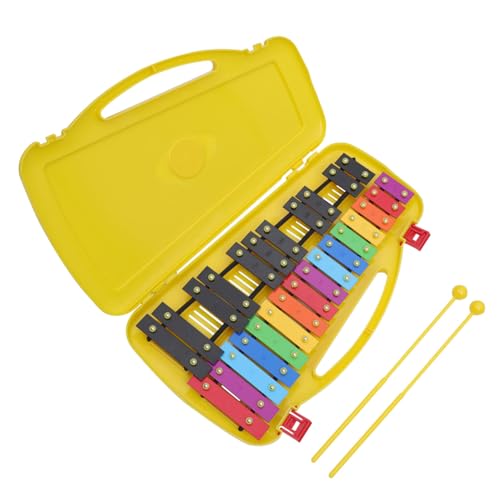 1Stk Schlagzeug Xylophon-Schläger Musikalisches Spielzeug Xylophon für Kinder kinderinstrumente Kinder musikinstrumente Musikspielzeug Schlaginstrumente für Kinder Metall Colorful TOYANDONA von TOYANDONA