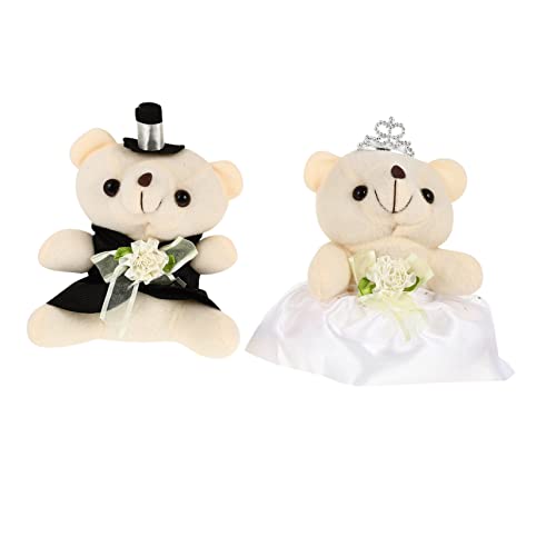 TOYANDONA 1 Bärenpuppe kuschelbären Wedding Decoration valetinstagsgeschenk Valentines Day Valentinstag Tiere Mädchen Plüschpuppenverzierungen gefüllte geschmeidige Puppe von TOYANDONA