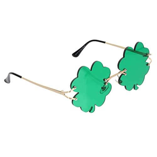 TOYANDONA 1 Paar Gläser Gefälligkeiten st Patricks Brille Kleidung zum St. Patricks Day kindersonnenbrille Sonnenbrille lustige Sonnenbrille für Männer irische Brille Plastik Green von TOYANDONA