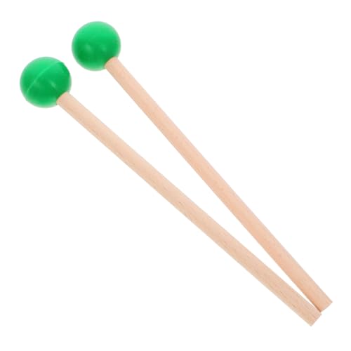 TOYANDONA 1 Paar Marimbaschlägel Musikinstrument Schlagzeug Marimba Schlägelhalter Trommel schlägel Xylophon Schlägel Schlaginstrument Marimba-Sticks Xylophonschlägel Buchenholz von TOYANDONA