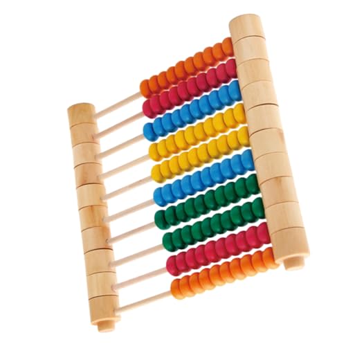 TOYANDONA 1 STK Rechenabakus Aus Holz Kinder-abakus-Spielzeug Werkzeuge Für Kinder Früherziehungsbedarf Kinder Spielset Studenten Abakus Pädagogisches Zählspielzeug Bambus Colorful von TOYANDONA