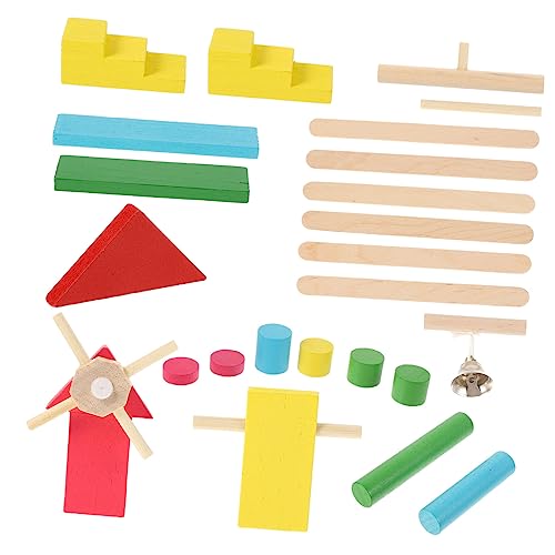 TOYANDONA 1 Satz 26 Stücke Kinder Domino Spielzeug Kit Holz Domino Bausteine ​​Spielzeug Set von TOYANDONA