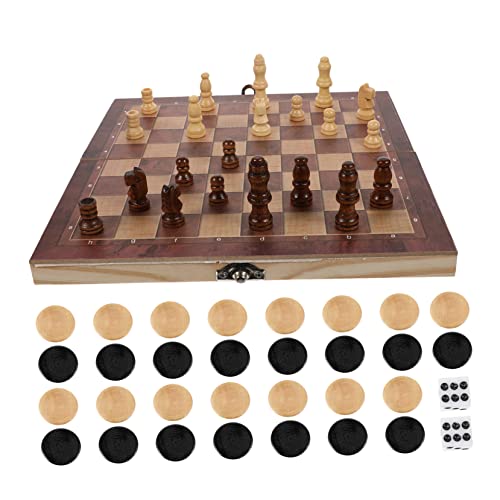 TOYANDONA 1 Satz 3 1 Holzschach Schachspielbrett Spielzeugschach Schachbrett Kinderschach Schach hölzern Brown TOYANDONA 1 Satz 3 1 Holzschach Schachspielbrett Spielzeugschach Schachbrett Kinderschach Schach hölzern Brown von TOYANDONA