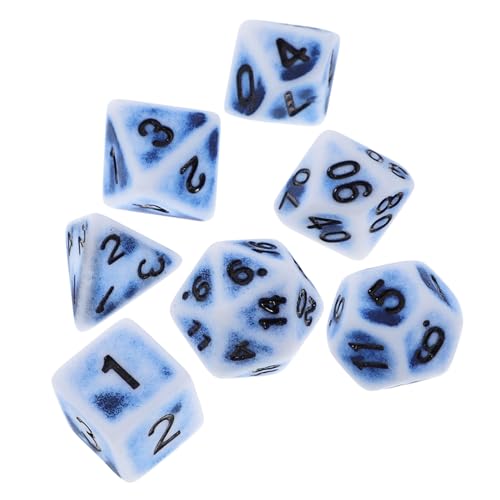 TOYANDONA Würfelspiel Vintage Würfel Set 7-TLG. Acrylwürfel Für Partybedarf Rollenspiele TOYANDONA Würfelspiel Vintage Würfel Set 7-TLG. Acrylwürfel Für Partybedarf Rollenspiele von TOYANDONA