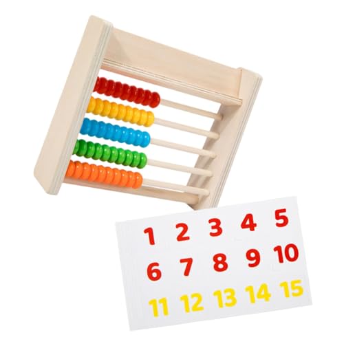 TOYANDONA 1 Satz Abacus-ständerspielzeug Retro-abakus Abakus Für Praktischer Rechenabakus Abakus Für Mathematik Arithmetischer Abakus Perlen Abakus Hölzerner Abakus Holz von TOYANDONA