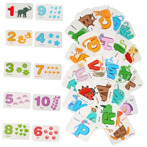 TOYANDONA 1 Satz Alphabet Rechtschreibspiel Spielzeug Alphabet Spielzeug Rechtschreibkarten Spielzeugpädagogikspielzeug Spielzeug von TOYANDONA