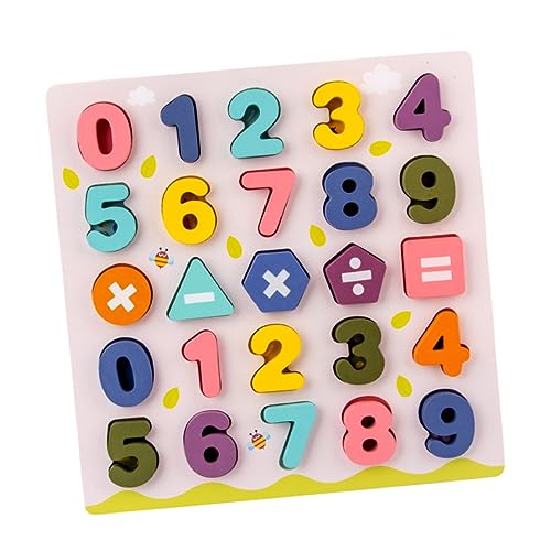 TOYANDONA 1 Satz Alphabetblöcke Puzzlespielzeug Kinderpuzzle 3D Buchstabenrätsel Für Kleinkinder Stapelblöcke Intelligenzspielzeug Für Kinder Kinderspielzeug Passende Bausteine von TOYANDONA