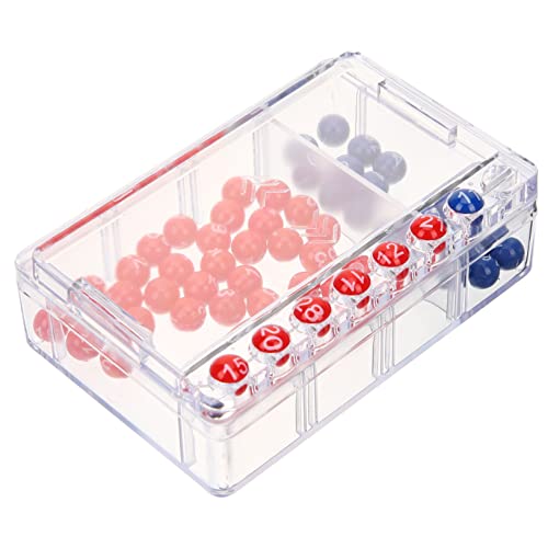 TOYANDONA 1 Satz Analoge Nummernauswahl Maschine Rad Fahrkarte vierte elektronisch familienspiele Family Game Bead Set Glückszahlen dekorativer Zahlenwähler Lotteriefall Plastik von TOYANDONA