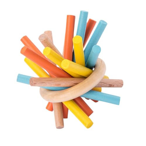 TOYANDONA 1 Satz Balance-Stick-Spielzeug Schwebebalkenspielzeug Kinder Spielset Lernspielzeug Für Kinder Kinderspielzeug -Puzzle Spielzeug Puzzlekleber Puzzlematte Hölzern Colorful von TOYANDONA