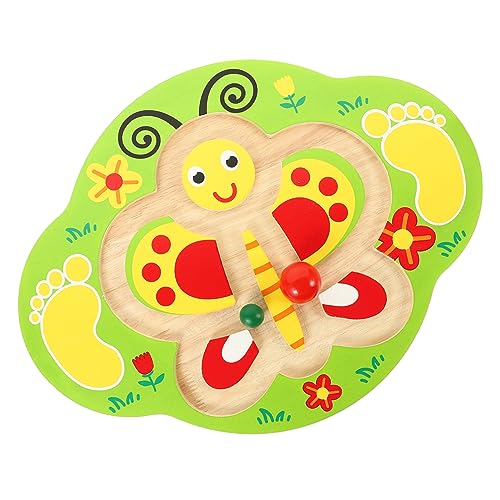 TOYANDONA 1 Satz Balanceboard für matschig Aufkleber flattern Spiel Planke Puzzle Wippe für Kleinkinder Schaukelwippe Board für Gleichgewichtstraining Kinderwippe Kleinkind Wippe Holz von TOYANDONA