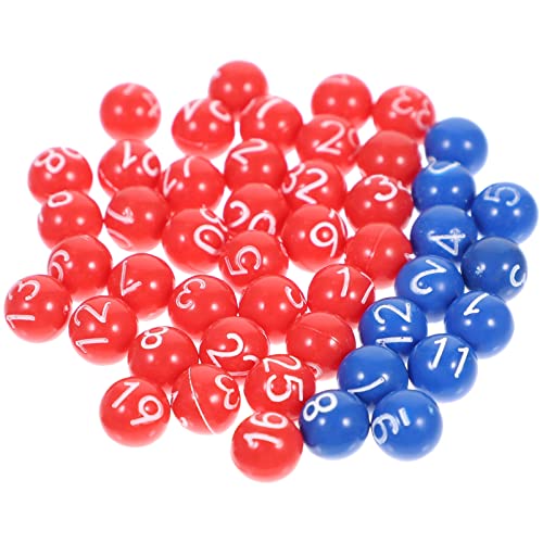 TOYANDONA 1 Satz Ball Der Lotteriemaschine Verlosen Mathe Lotto Kugeln Zum Befüllen Bingo Balls Aktivität Lotterie Bällebad Bälle 8mm Bällchenbad Bälle Lotto Ball Plastik Mini Mit Dem Ball von TOYANDONA