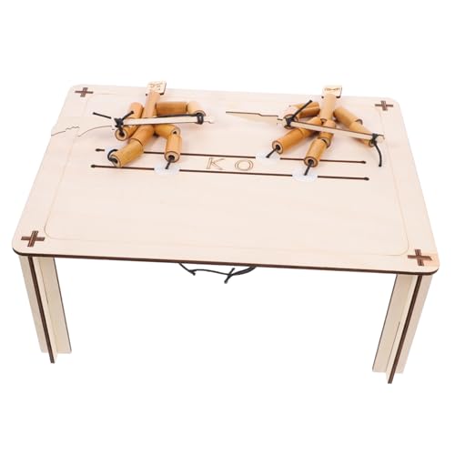 TOYANDONA 1 Satz Bambusmann-kampfspielzeug Kampfspielzeug Für Tischpuppen Bausatz Im Freien Puzzle Puppenbauset Auto Fingerpuppen Bauspielzeug Für Im Alter Von 4-8 Jahren Bot Holz von TOYANDONA