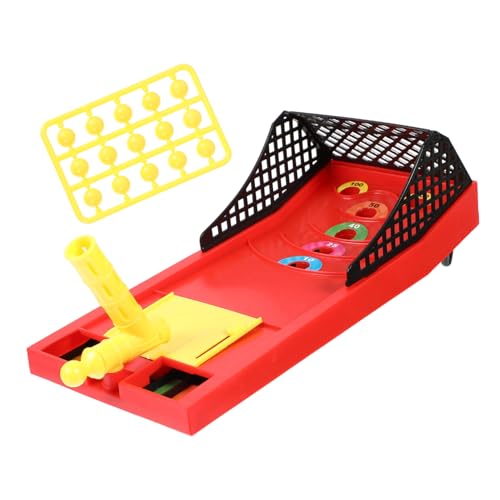 TOYANDONA 1 Satz Basketballmaschine Basketball-ballerspiel Mini-Desktop-spielzeuge Indoor-Spielzeug Montessori-Spielzeug Für Mini Spiel Spielzeug Für Kinder Kleine Spielsachen Plastik Rot von TOYANDONA