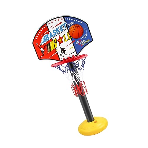 TOYANDONA 1 Satz Basketballständer Für Kinder Indoor-Spielzeug Basketballspielzeug Für Kinder Verstellbarer Basketballkorb Basketball-Shooter-Spielzeug Basketball-trainingsspielzeug Plastik von TOYANDONA