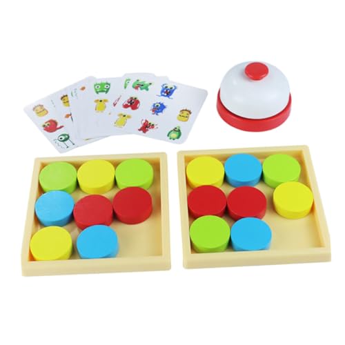 TOYANDONA 1 Satz Battle-Tweet Schnelles Sling-Puck-Spiel Kinderspielzeug Zappelspielzeug Schneller Sling-Puck Puzzle-Spielzeug Lernspielzeug Für Kinder Logisches Denkspielzeug Holz Colorful von TOYANDONA