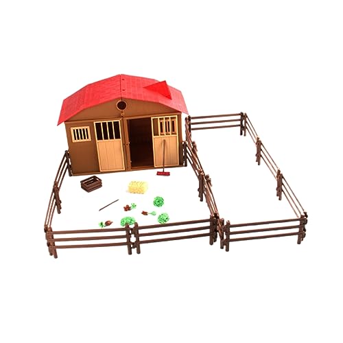 TOYANDONA 1 Satz Bauernhof-spielset Für Kinder Spielzeug Spielset Mit Bauernhofszene Farmszenenmodell DIY-Bauernhof-spielset von TOYANDONA