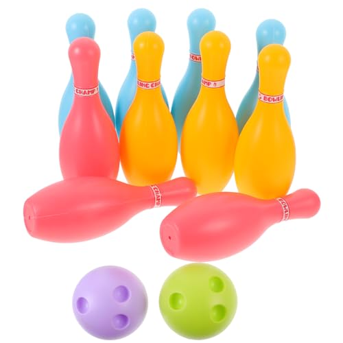 TOYANDONA 1 Satz Bowlingkugel Bowling Set Sportanzug Indoor Bowling Sportanzug Indoor- für Kleinkinder Indoor- Plastik von TOYANDONA