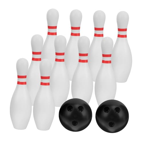 TOYANDONA 1 Satz Bowlingkugel Jungs- Kinderspiele Bowling Set lernspielzeug Bowling für Bowlingspiele für drinnen Plastik von TOYANDONA