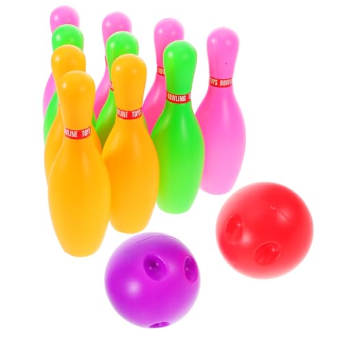 TOYANDONA 1 Satz Bowlingkugel Spielzeug Outdoor-Bowling Outdoor-Spiele Für Kinder Bowling Für Kleinkinder Partyspiele Für Kleinkinder Spiele Für Kinder Im Freien Karnevalsspiel Plastik von TOYANDONA