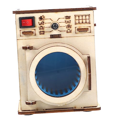 TOYANDONA 1 Satz DIY-Technologiematerialien Spielzeug zum Zusammenbauen von Waschmaschinen Spielzeug Waschmaschine Kinder experimente Experiment Kinder Waschmaschine Kinder Bausatz Holz von TOYANDONA