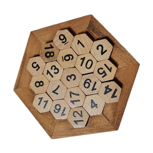 TOYANDONA 1 Satz Digitales Spielspielzeug Kinderspielzeug Puzzle Für Kleinkinder Lernspielzeug Mathe-zählspielzeug Spielzeug Zum Sortieren Von Zahlen Frühpädagogisches Spielzeug Holz von TOYANDONA