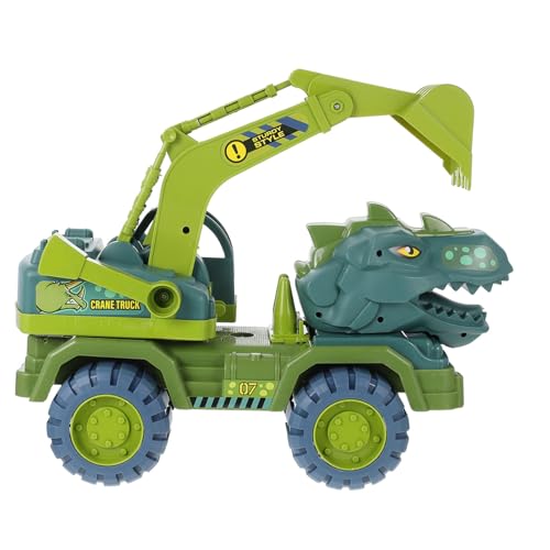 TOYANDONA 1 Satz Dinosaurier Ziehen Auto Zurück Trägheit Dinosaurier Rutschendes Auto Dinosaurier Dinosaurier Auto Dinosaurier-Modelle Cartoon-Fahrzeug- Green Plastik von TOYANDONA