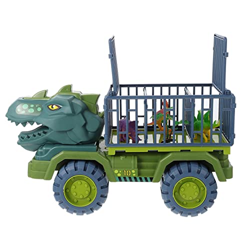 TOYANDONA 1 Satz Dinosaurier ziehen Auto zurück LKW-Transporter Dinosaurierspielzeug für Jungen ab 2 Jahren puppenwagen kinderspielzeug Auto Technisches Autospielzeug Cartoon-LKW von TOYANDONA