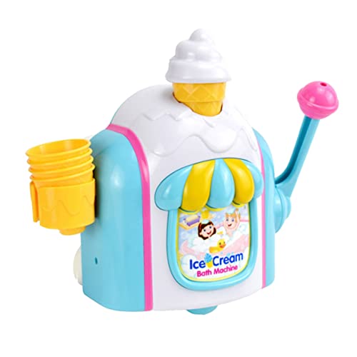 TOYANDONA Eiscreme Form Blasenmaschine Für Bubble Maker Für Badewanne Interaktives Blasenspielzeug Für Kleinkinder Kreatives Wasserspielzeug Zur Von Spaß Und Lernen von TOYANDONA