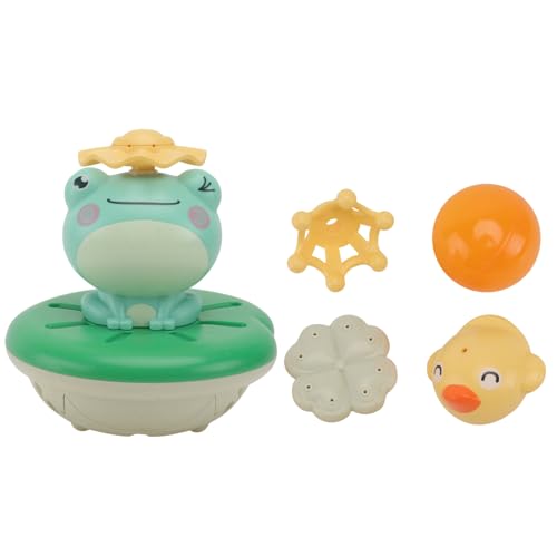 TOYANDONA Spielzeugset Elektrischer Frosch Wassersprühspielzeug Jungen Und Mädchen Kleinkind Badespielzeug Grün von TOYANDONA