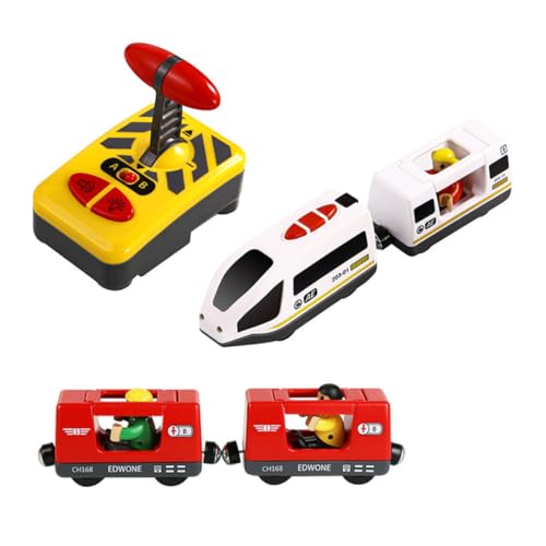 TOYANDONA 1 Satz Ferngesteuerter Zug Lauflernwagen Trainieren Zugspielzeug Mit Fernsteuerung Motorspielzeug Für Entfernter Steuerzug Indoor-Zug-Ornament Plastik von TOYANDONA