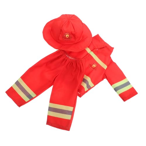 TOYANDONA 1Satz Feuerwehrmann Kostüm für Puppen Einzigartiges Outfit mit Helm und Zubehör für Rollenspiel Puppenoutfits für Mädchen für Kreative Rollenspiele und Thematische Anlässe TOYANDONA 1Satz Feuerwehrmann Kostüm für Puppen Einzigartiges Outfit mit Helm und Zubehör für Rollenspiel Puppenoutfits für Mädchen für Kreative Rollenspiele und Thematische Anlässe von TOYANDONA