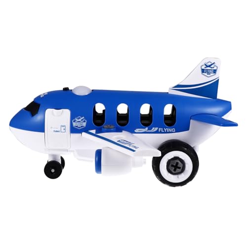 TOYANDONA 1 Satz Flugzeugspielzeug Zerlegen Flugzeug 3D-Puzzle Lernspielzeug Für Kinder Flugzeugspielzeug Für Kinder Kind Baut Spielzeug Zusammen Pädagogisches Spielzeug Plastik Blue von TOYANDONA