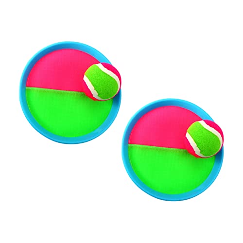 TOYANDONA 1 Satz GOO-Ball Kleinkindspielzeug Spielzeug für den Strand paddeln Paddelwurf Kinder Outdoor Spielzeug Kinder draußen Spielzeug Lernspielzeug lustiges Fangballspiel Plastik Blue von TOYANDONA